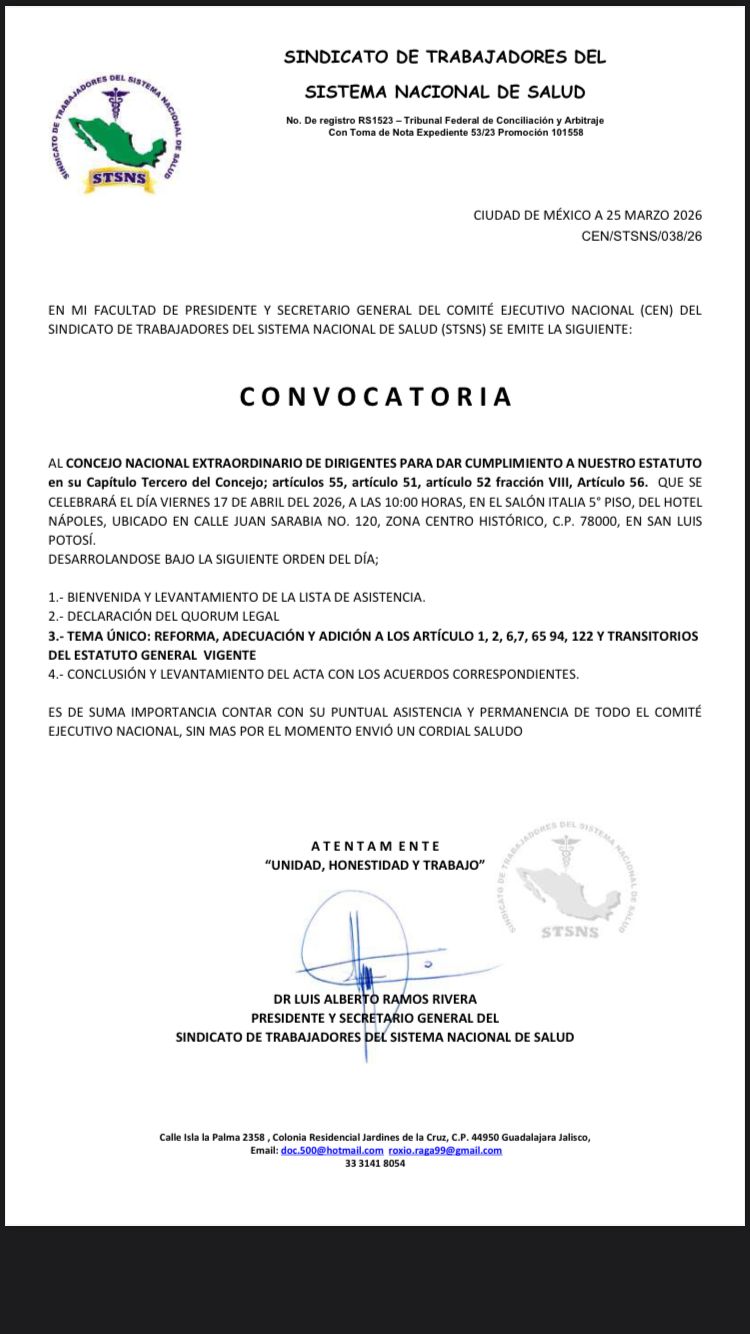 Convocatoria 